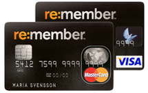 re:member Visa  eller Mastercard